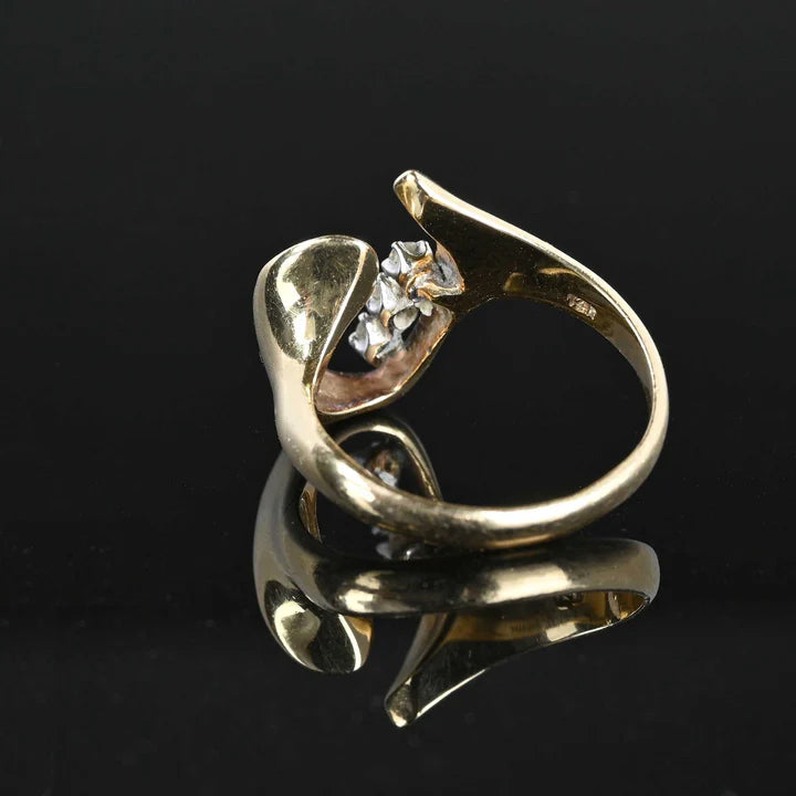 14k Gold Vermeil HorseShoe Vintage Rings