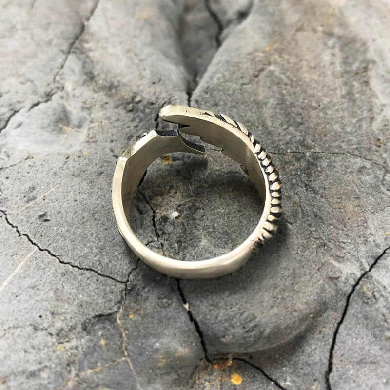 Engels- und Dämonenflügel-Ring – Ring aus 925er Sterlingsilber