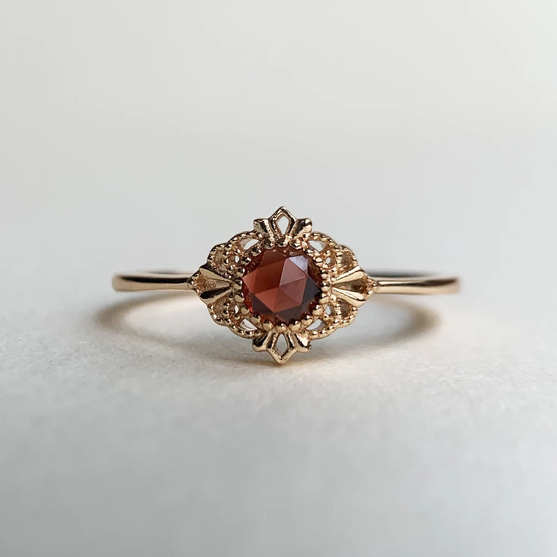 Vintage Garnet Ring