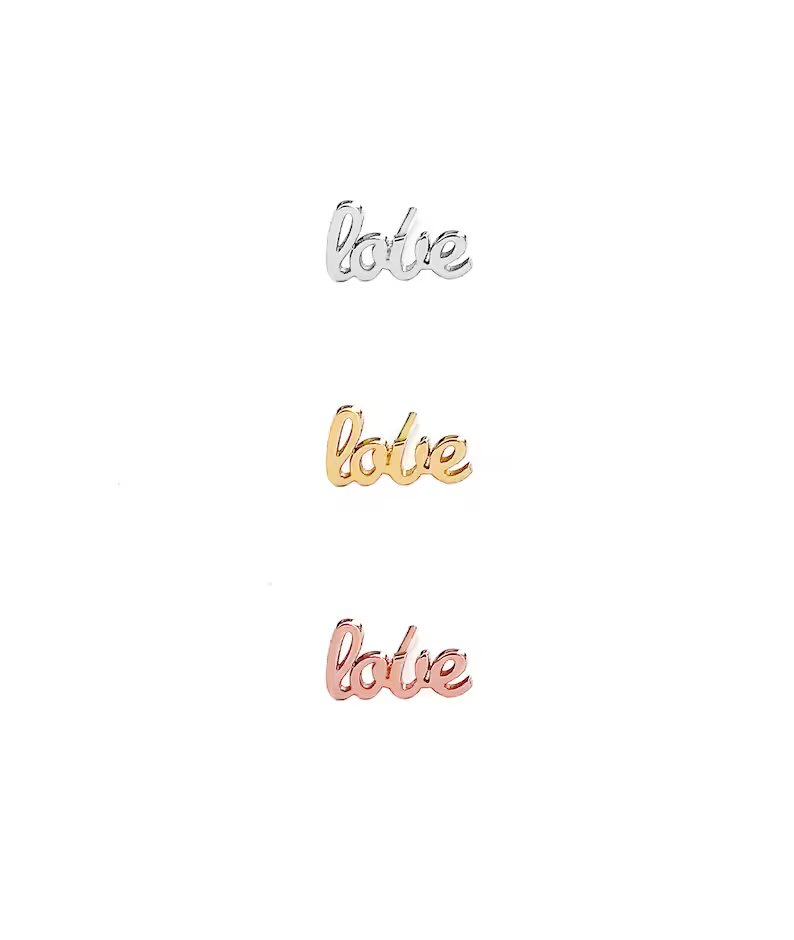 Liebesstecker aus 14-karätigem Gold-Vermeil – kleine Liebesstecker